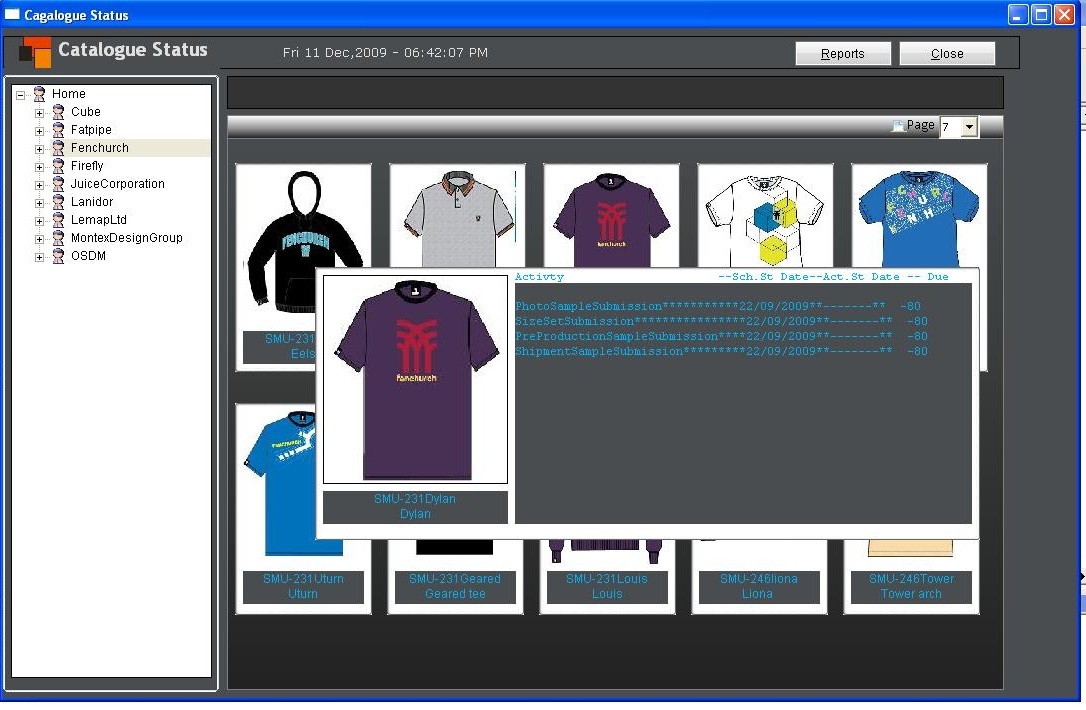 Export order tracking software